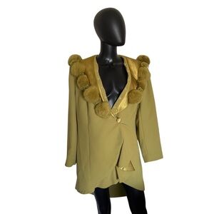 Midnight velvet women dressy blazer size 16